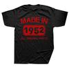 Novelty Made In 1952 71 Years Vintage Retro Daddy Grandad T Shirts Streetwear Short Sleeve Birthday Gifts Summer Style Tshirt
