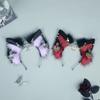 Metal Miao headgear Exotic hair accessories Antique comics cosplay jewelry Plush simulation animal ear headband