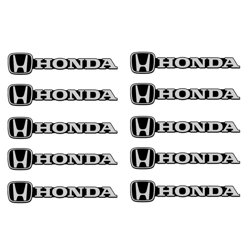 Car Audio Decorate 3D Aluminum Badge Emblem Stickers K For Honda Civic Accord City Fit Mugen Vezel CR-V Pilot HR-V Envix Odyssey