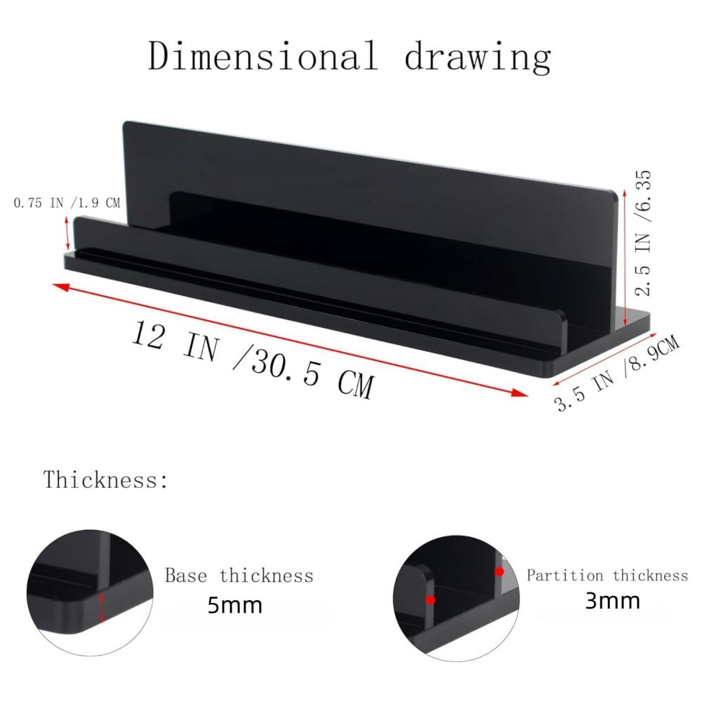 Vinyl Record Display Stand Featuring Scratch Resistant Acrylic and Simple Hand Assembly Perfect for Record Collectors