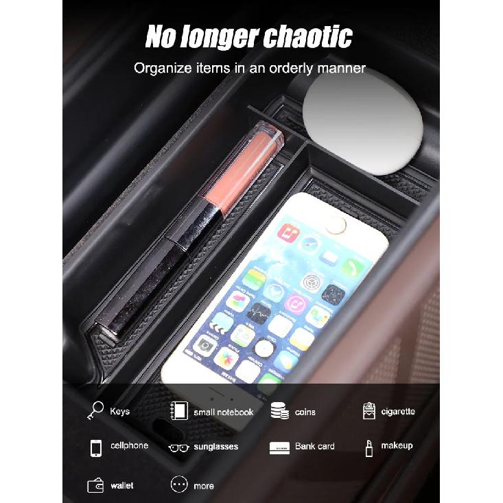 For BMW 7 Series G70 2023 Car Central Control Armrest Box Storage Box Organizer Tray Car Interior Accessories