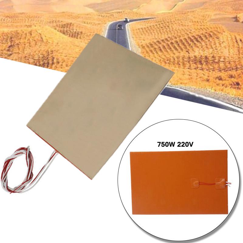 Accessories Silicone Heater Heat Heating Home Tools Spare Replacement 20x30cm Pad Rubber Silica Gel For 3D Printer