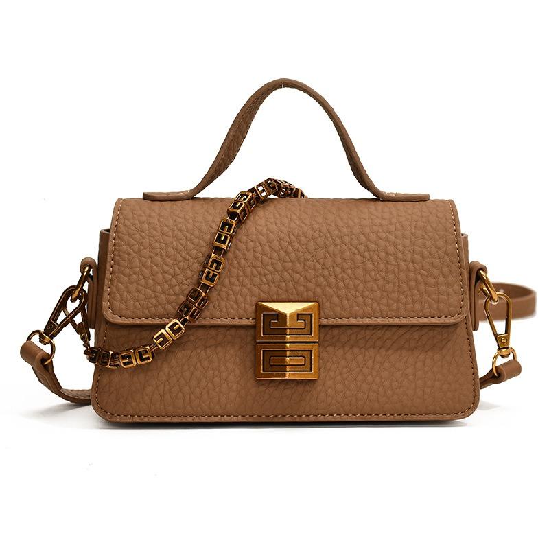 Heutige beliebte Tasche Damen neue modische Textur Schulter Umhängetasche einfach Pendler kleine quadratische Tasche vielseitig tragbar