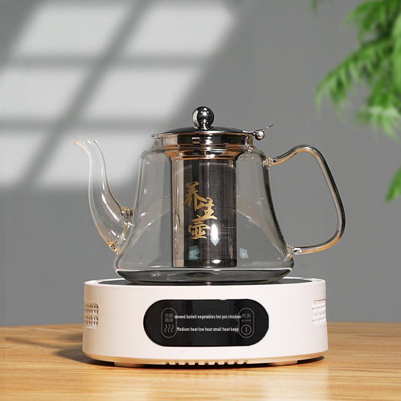 Smart Electric Glass Tea Cooker: Compact Ceramic Stove & Health-Preserving Hot Plate Kettle Gift