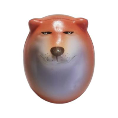 Brinquedo de Pelúcia Gou Dan Cheems em Forma de Ovo Shiba Inu Divertido Lento - Brinquedo para Alívio de Estresse Shiba Inu Bobo