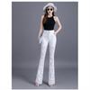Women's High-Waisted Lace Wide-Leg Pants - Summer Bell Bottom Style