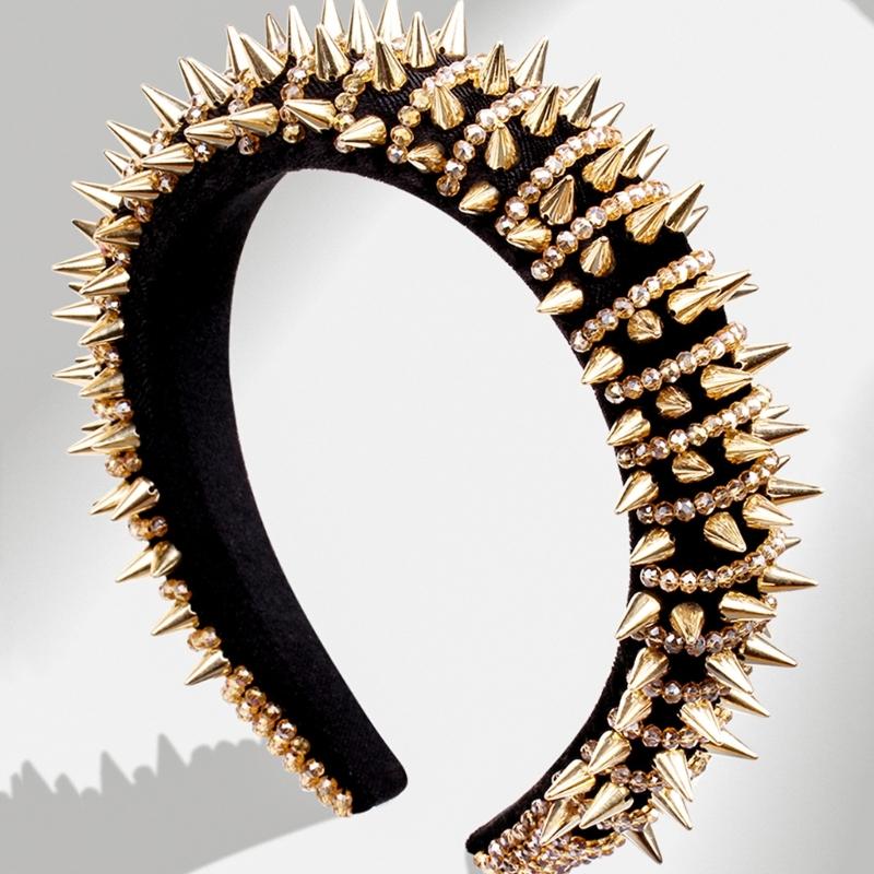 Fascia per capelli impreziosita da strass audaci Leggera Comoda Perfetta per Festival ed Eventi Formali