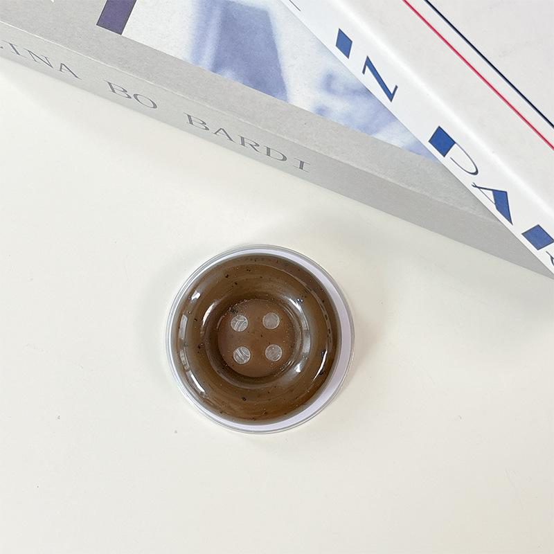 Ink Splashing Button Three-Dimensional Mobile Phone Airbag Bracket Magnetic Suction Telescopic Desktop Folding Bracket Lazy Ring Niche