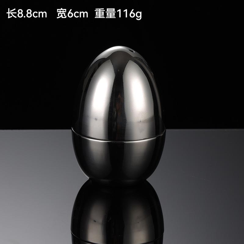 304 Stainless Steel Egg-shaped Toothpick Holder, Gold Egg, Silver Egg, Small Toothpick Jar, Home Creative Hotel Ornament