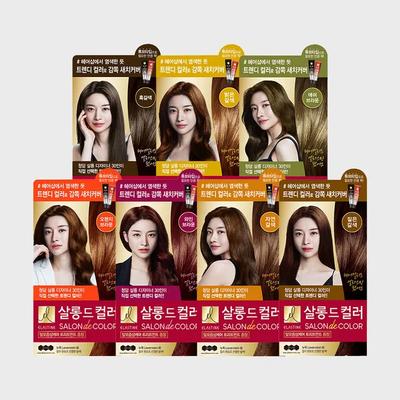 Elastine Salon De Color Hair Dye 100g X 2 7 Types To Choose from