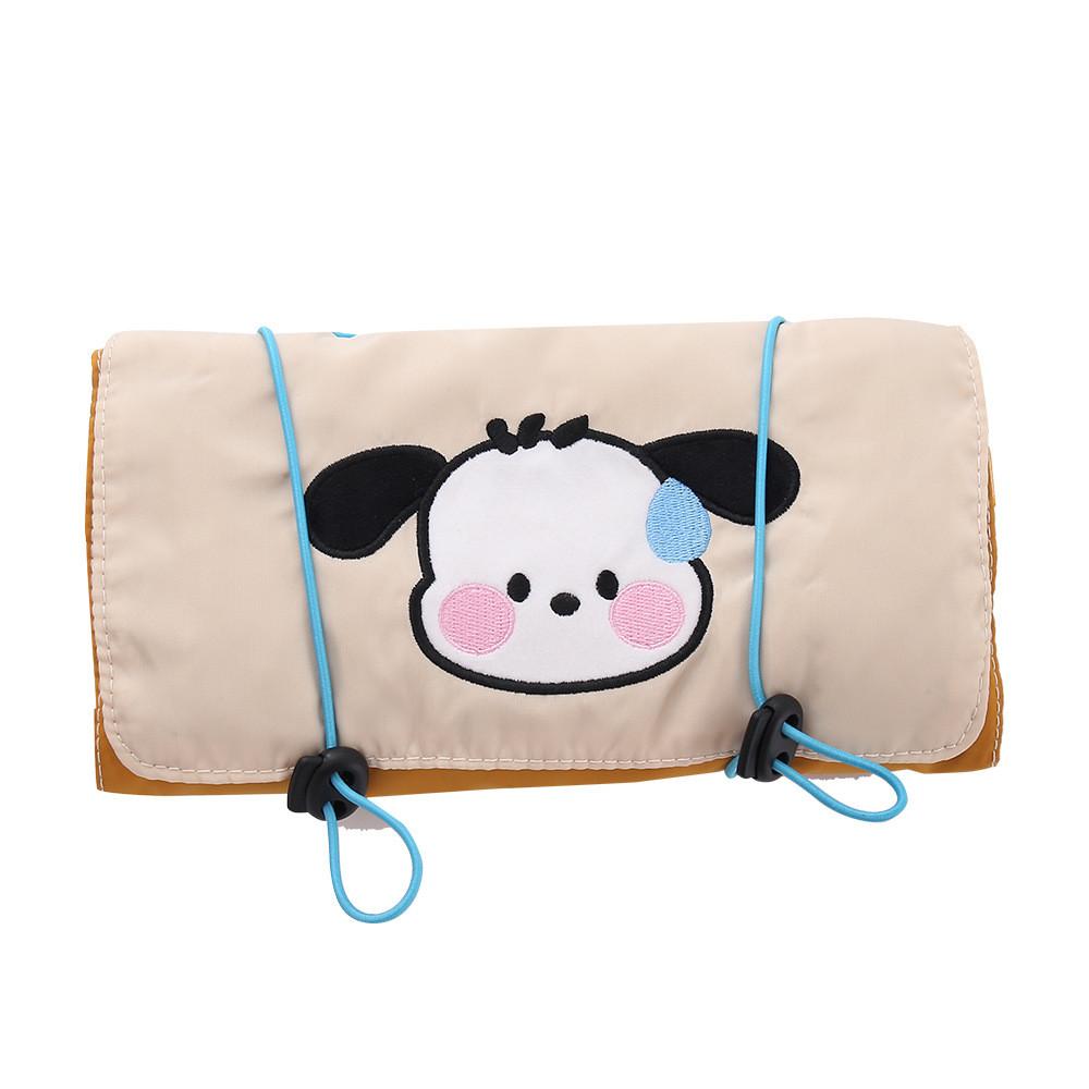 Cute Folding Makeup Bag For Women With Large Capacity And Removable Compartments For Travel And Home Storage