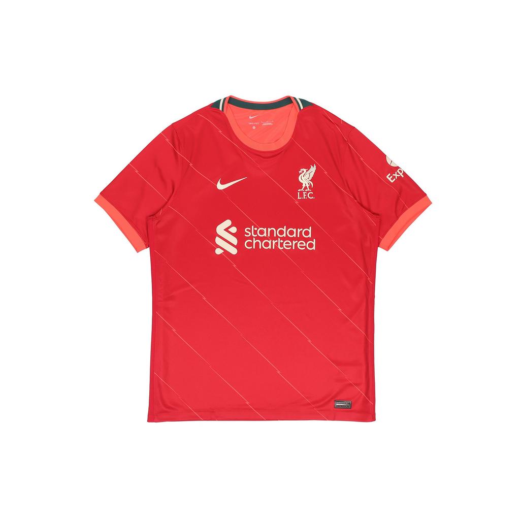 Nike 2021-2022 Liverpool Home Fan Edition Football T-Shirt Men Tops Health-Red DB2560-688