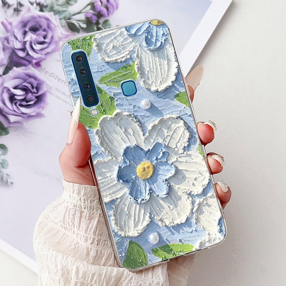For Samsung Galaxy A9 2018 Case SM-A920F Cool Design Fashion Painted Cover Soft Silm Phone Case For Samsung A7 2018 A750F Fundas