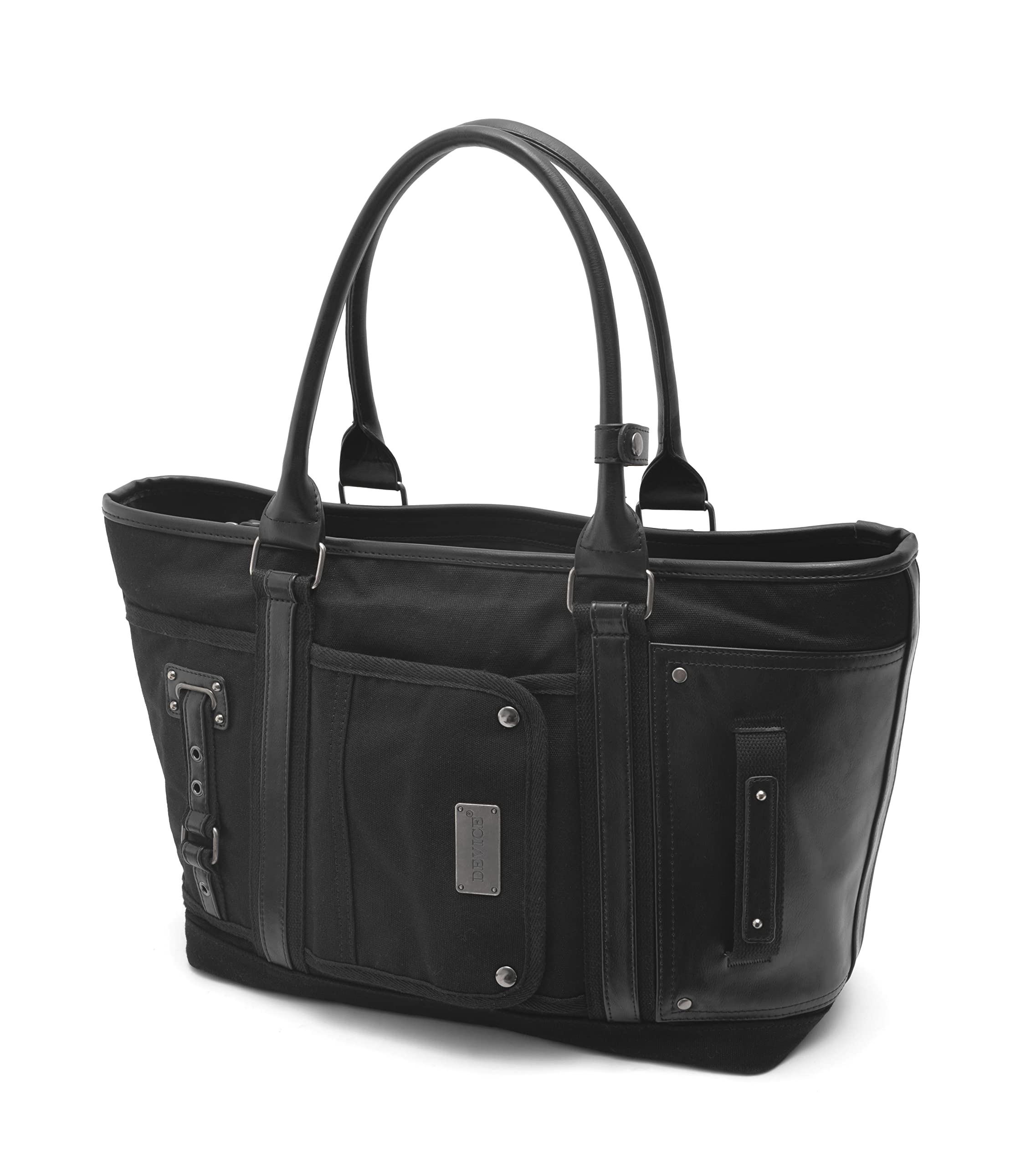 

Чоловіча сумка-тоут Formalich, велика місткість, полотняна сумка A4, чорного кольору [Device] чорний