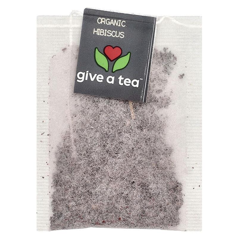 Organic Hibiscus Tea, Caffeine Free, 24 Tea Bags, 1.7 oz (48 g)