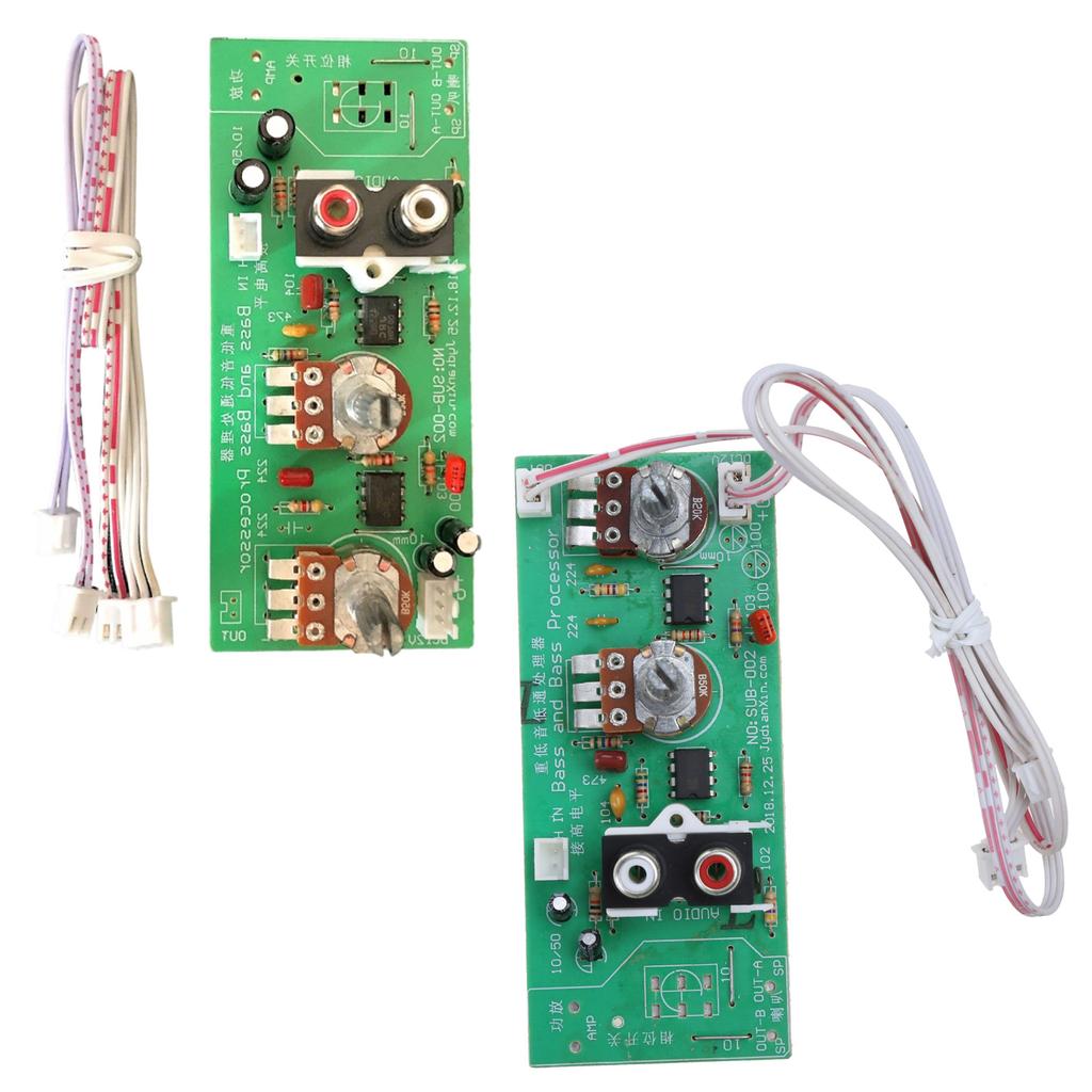 SUB-002 Deska zesilovače výkonu subwooferu 22Hz-300Hz 1kanálový mono audio zesilovač zvuku duální DC-12V