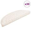 VidaXL Stair Treads 30 Pieces 56 X 17 X 3 Cm White Semicircular 3365805