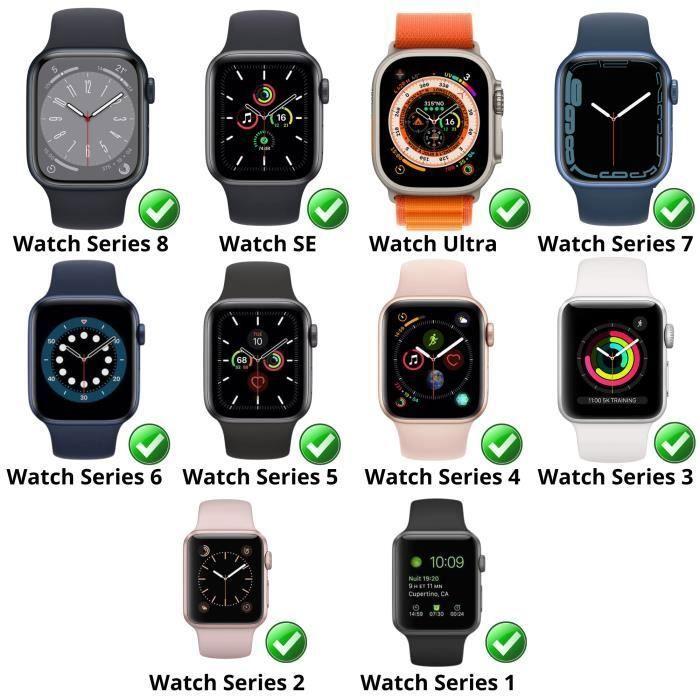 Charger for Apple Watch Series 8 To Series 1 - PHONILLICO - White - 1m