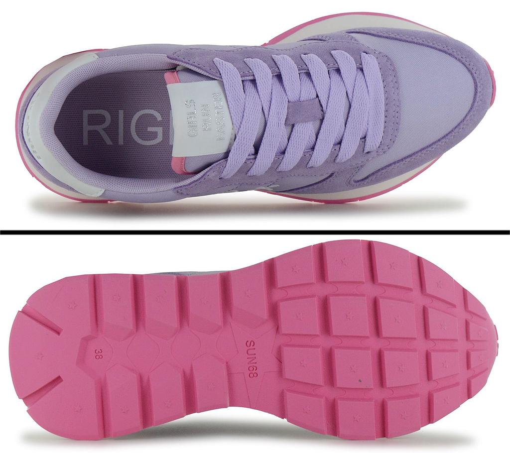SUN68 Ally Solid - Damen Sneakers Schuhe Violett Z36201-24 ORIGINAL