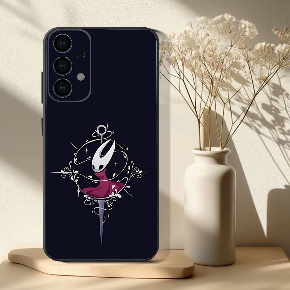 H-Hollow K-Knight Game Phone Case For Samsung S25,S24,S21,S22,S23,S30,Ultra,S20,Plus,Fe,Lite,Note,10,9,5G Black Cover