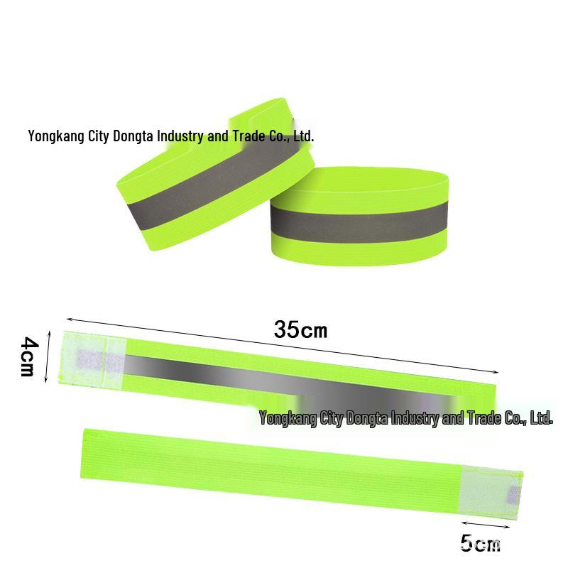 Reflective Running Armband & Wrist/Ankle Cycling Band - Elastic & Protective