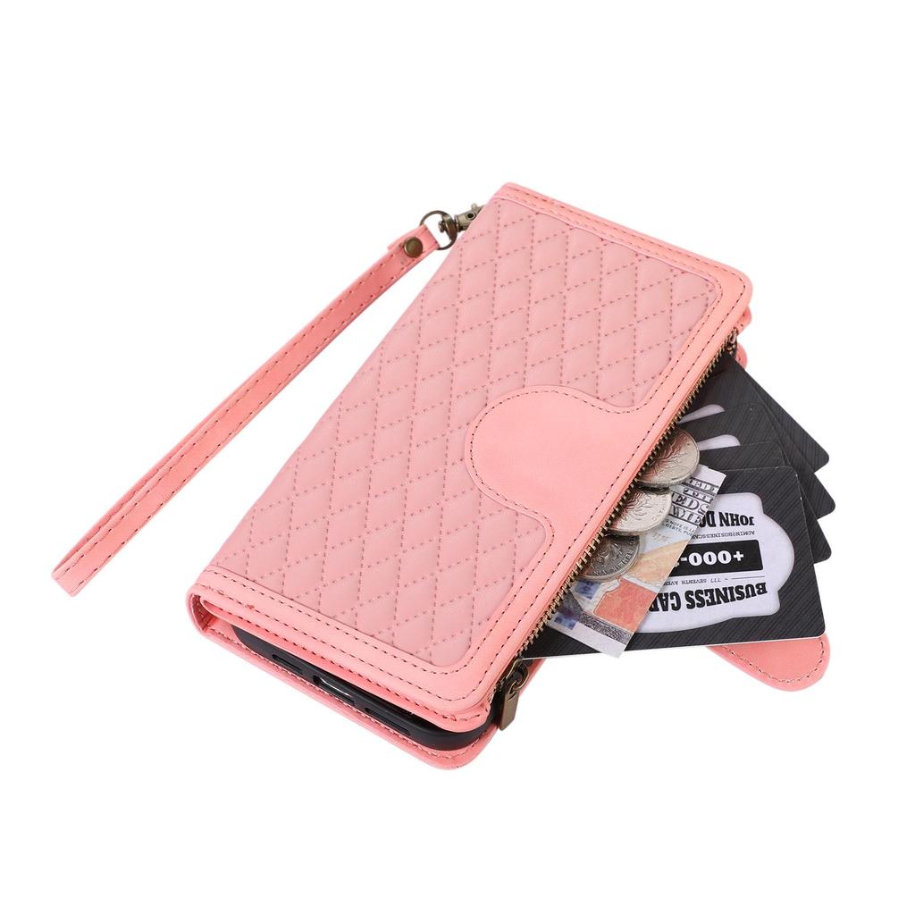 High-End Diamond Buckle Wallet Case for Google Pixel 7A