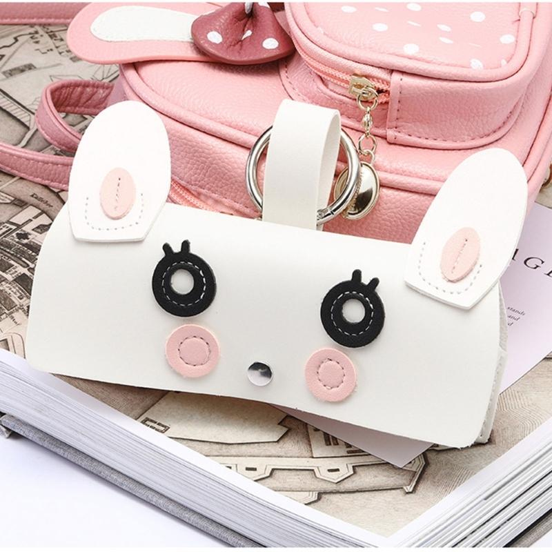 Glasses Cases Portable Myopia Glasses Bag Sunglasses Bag PU Leathers Glasses Storage Bag Simple Protective Pouch