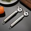 2Pcs Cactus Peeler Spoon Manual Noodle Cutter Cactus Thorns Remover Stainless Steel Kitchen Gadget for Cooking