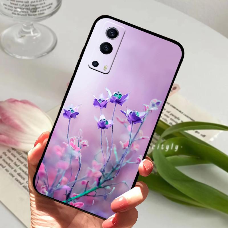 For vivo Y72 5G Case V2041 Silicone Shockproof Soft TPU Phone Cover For VIVO Y52 5G funda V2053 Capa Cartoon Painted Coque