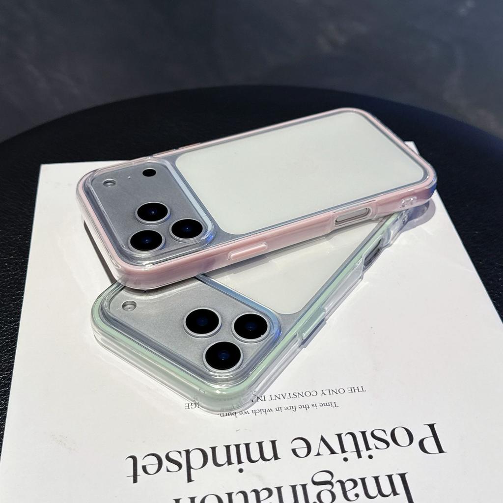 For IPhone 17 ProMax Dual Color 2-in-1 Phone Case for Apple 16 Anti Drop 15 Transparent Protective Cover