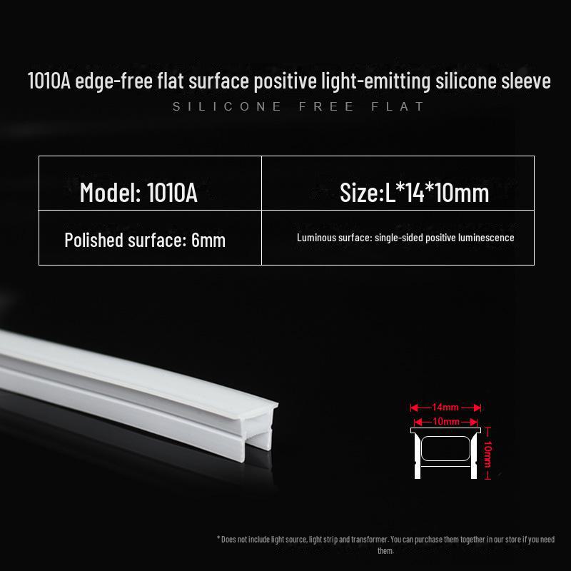 

Светодиодный светильник с силиконовым корпусом без резьбы: Гибкая, формируемая и светящаяся линейная полоса 1010A No-wear silicone