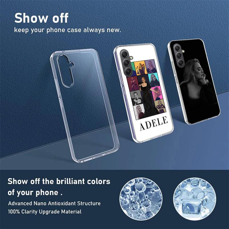 Singer A-Adele Phone Case for Samsung A17 A37 A57 A07 A16 A26 A36 A56 A06 A02S A12 A22 A32 A52S A04S A14 A24 A34 A54 A03 A13 A33