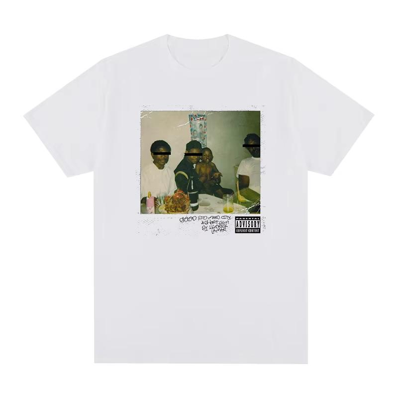 2026 New Kendrick Lamar Good Kid Mens  Womens T Shirt Fashion Cotton Oneck Short Sleeve Tee Shirts Loose Print
