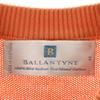 BALLANTYNE Made In Scotland Long Sleeve Knit Cardigan 38 Orange Series Women Used