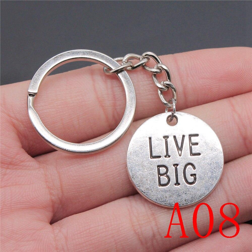 Buy Simple Round Plate Key Chain Parts Designer Keychain Keyring Car at