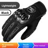 Motorcycle Riding Gloves Summer Men's Full Finger Breathable Summer Locomotive Gloves Anti-drop Bicycle Gloves Windproof