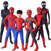 Tutina Spider-Man di Halloween Costume per Bambini Miles tutina Adulto Tuta Gwen Abito da Spedizione