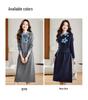 2025 Autumn/Winter Women's Temperament Knit Dress & Vest Set