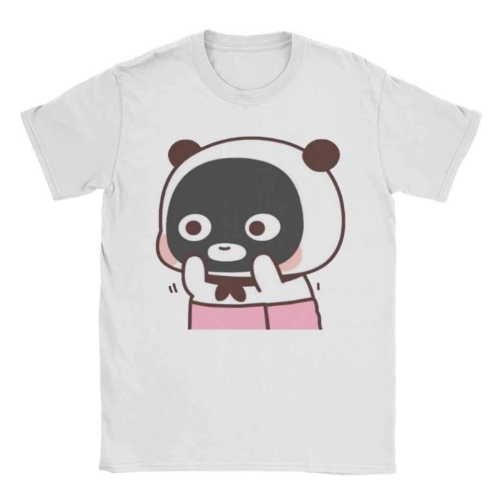 Bubu Is Doing Skin Care Dudu TShirt for Men  Leisure Cotton Tees Round Neck Short Sleeve T Shirts Graphic Printed Tops