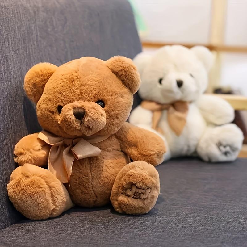 Cute Teddy Bear Plush Toys Kawaii Cartoon Soft Stuffed Animal Plush Toys Adorable Bear Plush Home Decor Holiday Birthday Gift