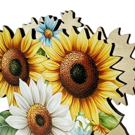 Flower Napkin Holder for Table Decor, Floral Paper Towel Holder, Freestanding Napkin Dispenser for Kitchen Dinner Restaurant Bar Decoration