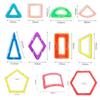 Magnetic Designer Construction Toys Magnet Building Blocks Triangle Square Bricks Magnetic Toys For Children Gifts