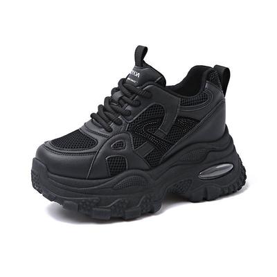 22 nuove scarpe sportive in rete traspirante per primavera e autunno, scarpe bianche piccole, scarpe da ginnastica per studenti, suola spessa piccola, scarpe da papà