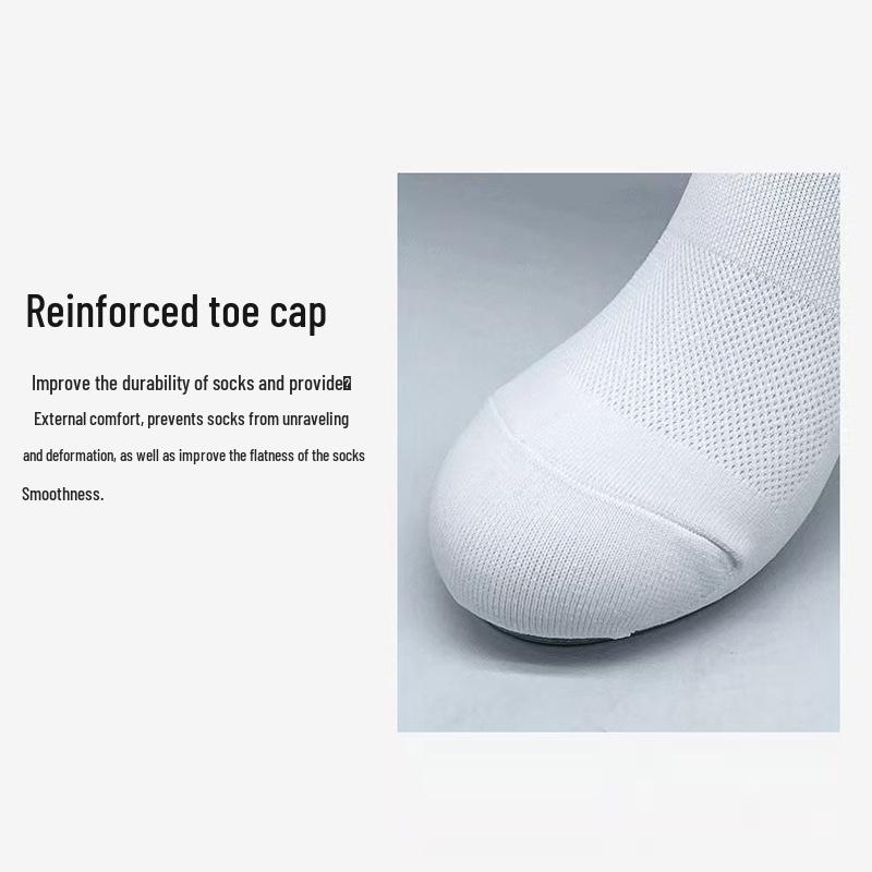 Mid-Calf Breathable Cycling and Running Socks - Sweat-Wicking, Wear-Resistant, Quick-Drying Sports Socks for Outdoor Activities