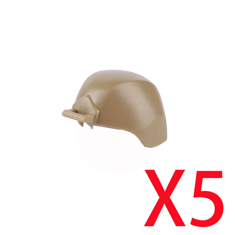 Military Building Accessories Mini Brick Camouflage   Hat Tactical Helmet Peaked Cap Backpack Radio Toy Gift DIY K040