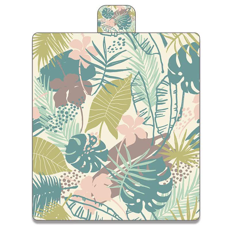 Plant Pattern Thickened Oxford Picnic Mat