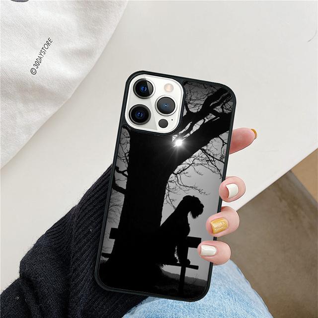 Miniature Schnauzer Puppy Dog Mobile Phone Cases Cover For iPhone 17 Air 16 15 14 12 13 11 Pro MAX apple Plus SE2020 Coque