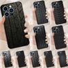 Black Tyre Tread Texture Case For iPhone 15 16 Pro Max 11 12 13 Mini 14 15 Pro Max 15 Plus XR 16e Phone Back Cover