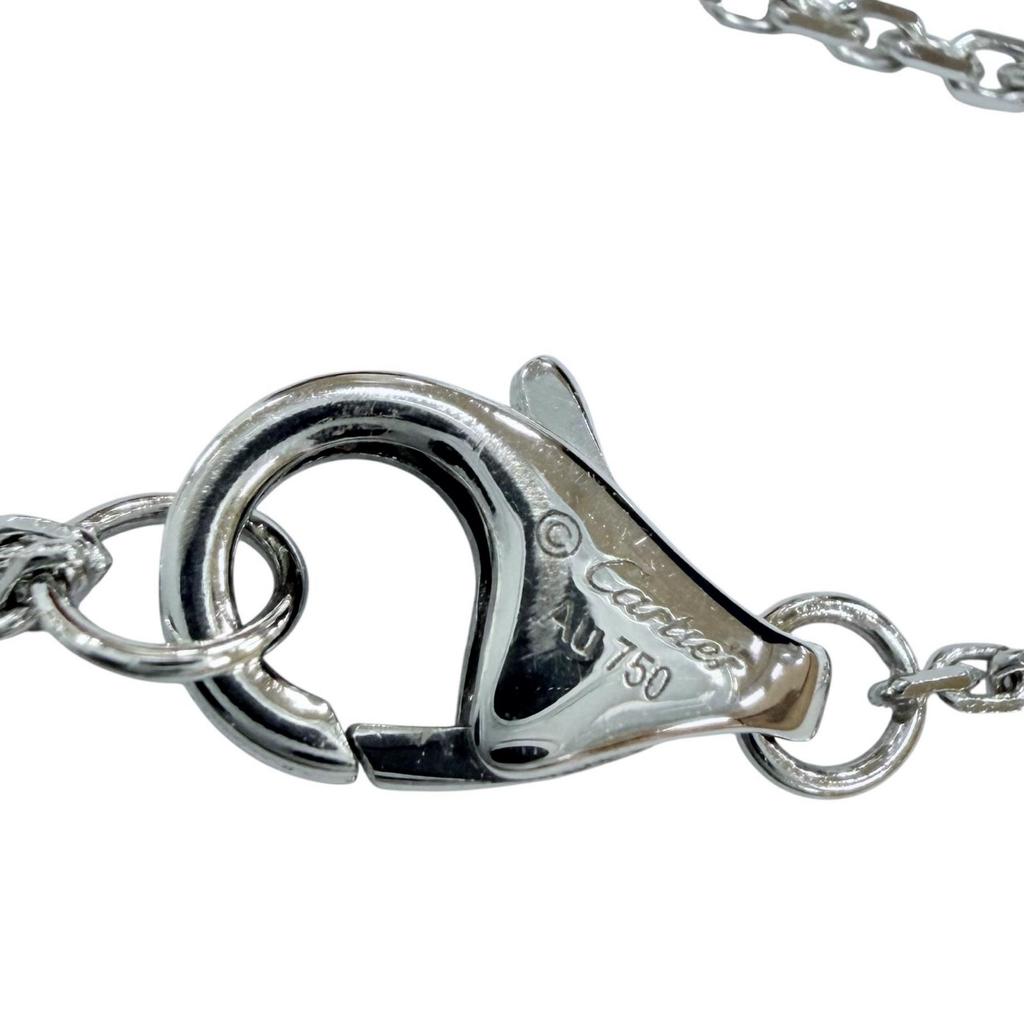 Great Cartier Necklace Damour XS White Gold 750 Women WFE089 Used