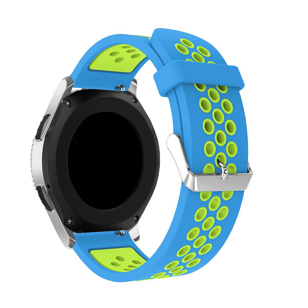 hole circular Silicone Watch for Samsung Galaxy Watch 46mm version Watch Replacement Bracelet Band Strap for SM-R800 Top Quality